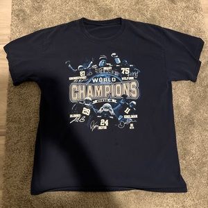 2014 New England Patriots World Champions Super Bowl T Shirt Mens Medium